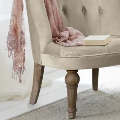 LOBERON Sessel Ardilleux creme/braun Hot