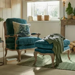 LOBERON Sessel Corlay blau/braun Online