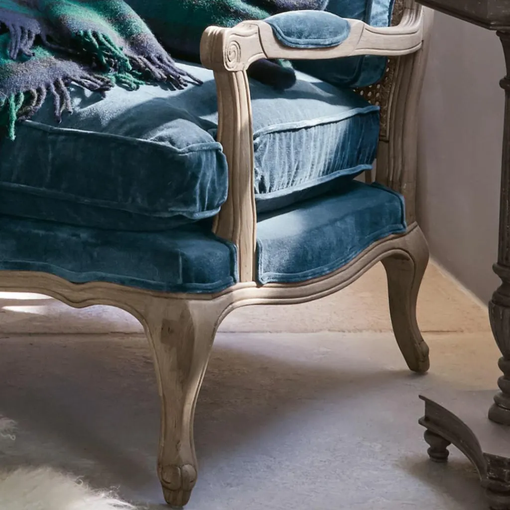 LOBERON Sessel Corlay blau/braun Online