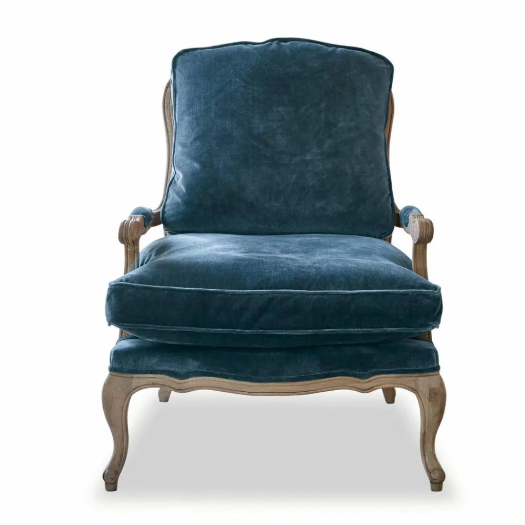 LOBERON Sessel Corlay blau/braun Online