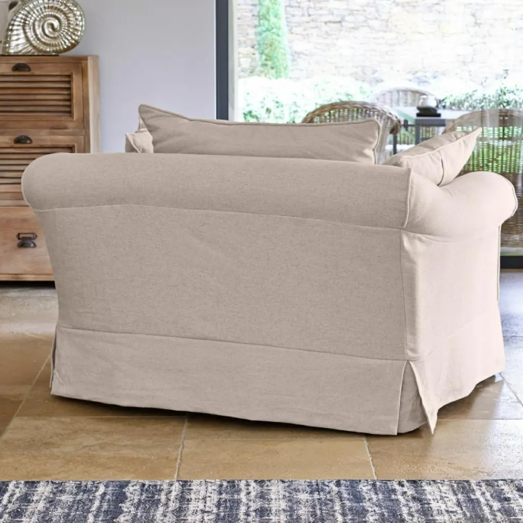LOBERON Sessel Folsom leinen New
