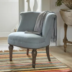 LOBERON Sessel Francet blau/braun Discount