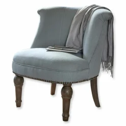 LOBERON Sessel Francet blau/braun Discount
