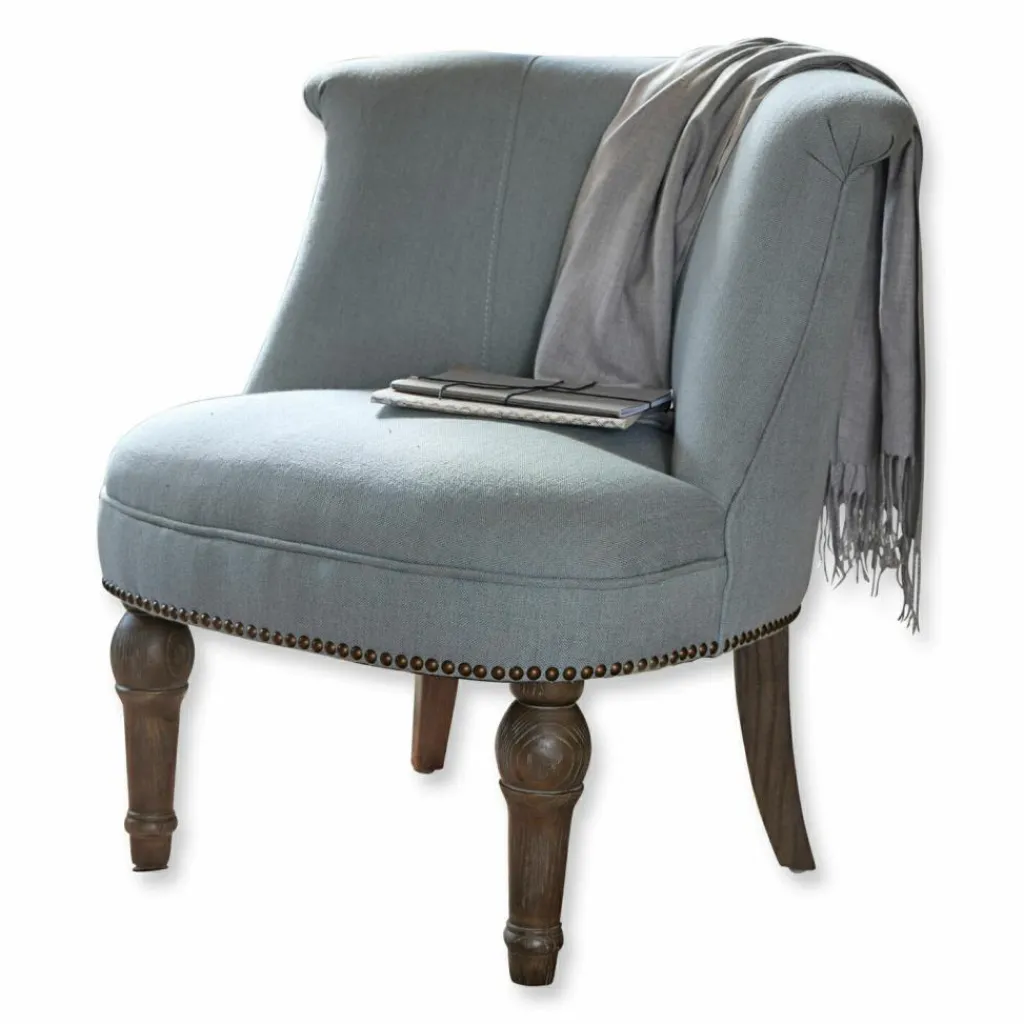 LOBERON Sessel Francet blau/braun Discount