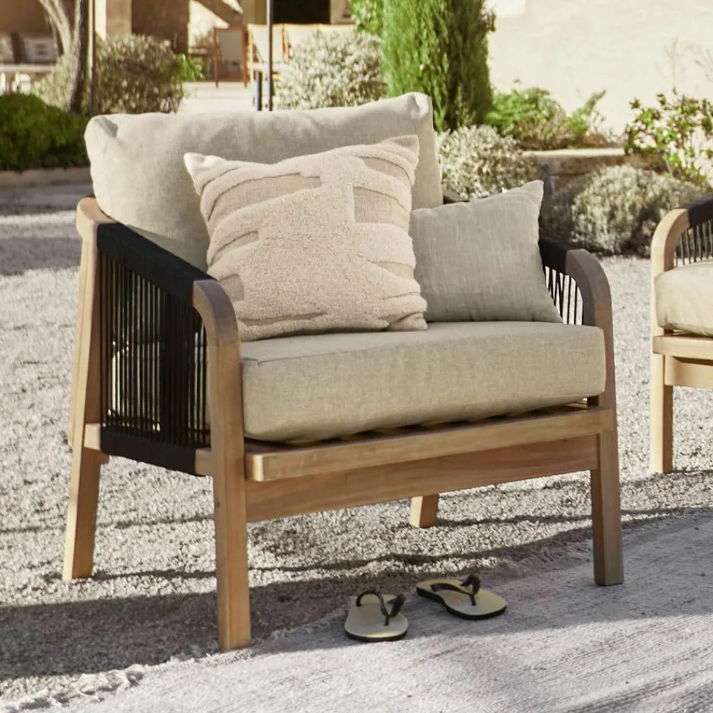 LOBERON Sessel FSC®-100% Shreveport braun/beige