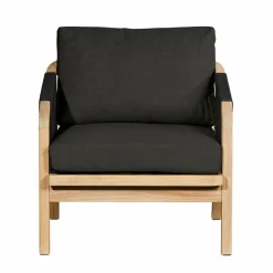 LOBERON Sessel FSC®-100% Shreveport braun/anthrazit New