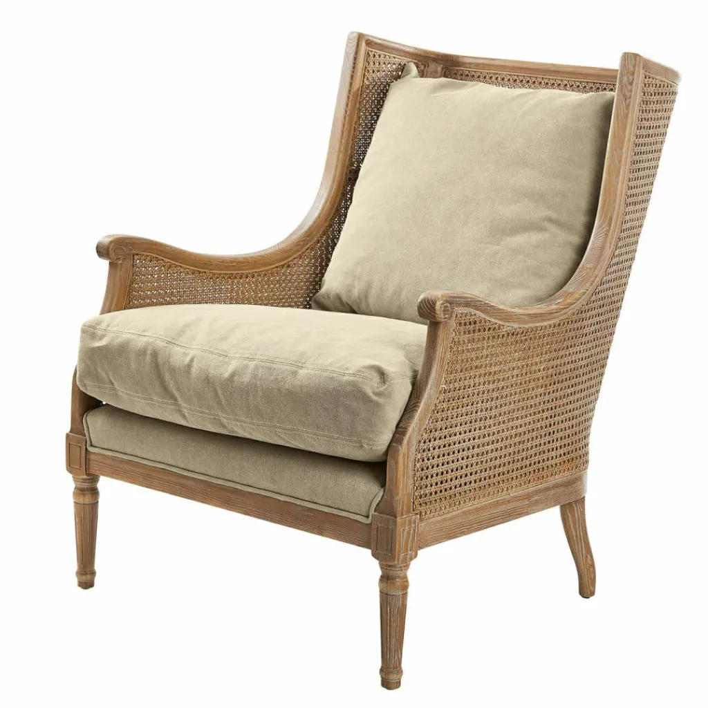 LOBERON Sessel Greenbrier antikbraun/beige