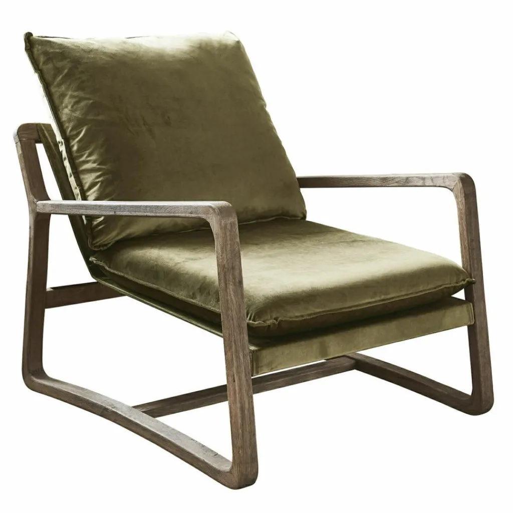 LOBERON Sessel Jowna grün/braun Online