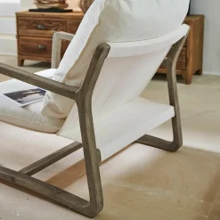 LOBERON Sessel Jowna creme/braun Outlet