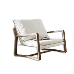 LOBERON Sessel Jowna creme/braun Outlet
