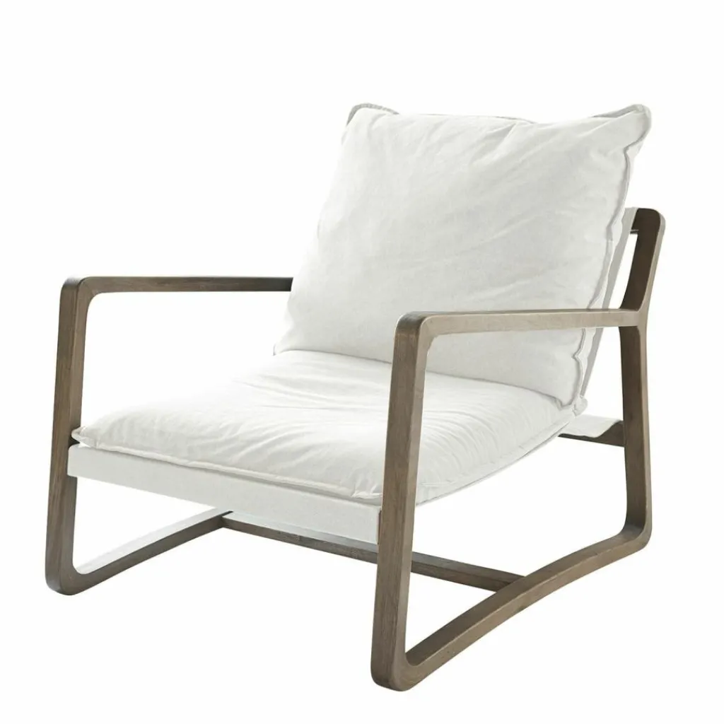 LOBERON Sessel Jowna creme/braun Outlet