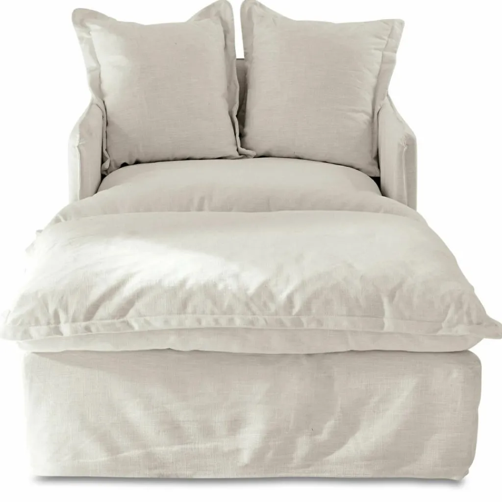 LOBERON Sessel mit Hocker Avignon creme Discount
