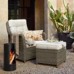 LOBERON Sessel mit Hocker Bromyard New