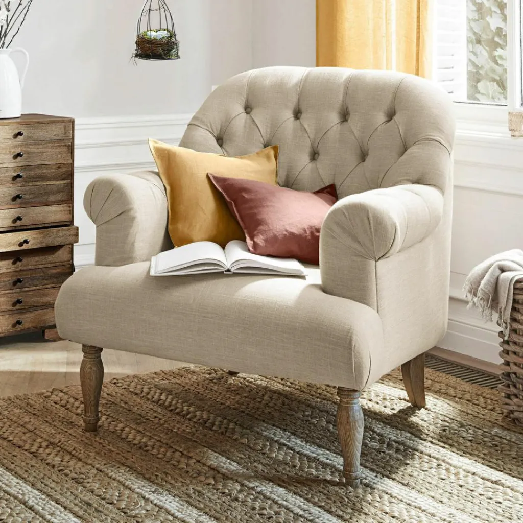 LOBERON Sessel Shambrook leinen