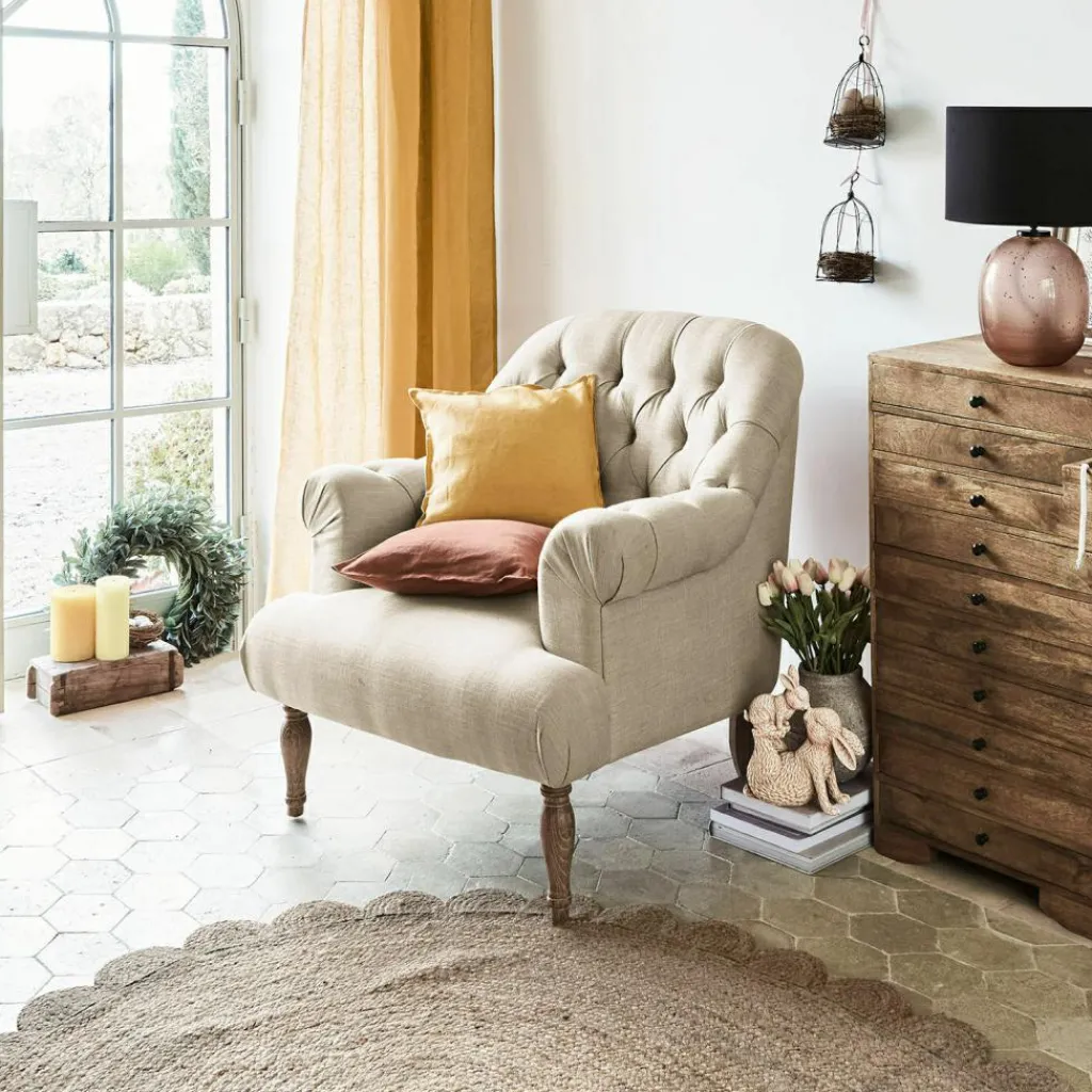 LOBERON Sessel Shambrook leinen