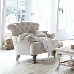 LOBERON Sessel Springfield leinen Best