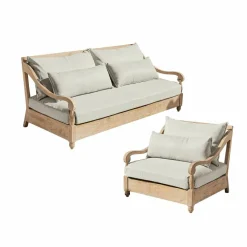 LOBERON Sitzgruppe Montcassin braun/beige Outlet