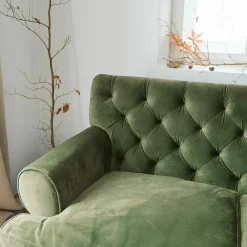 LOBERON Sofa Carme grün Outlet