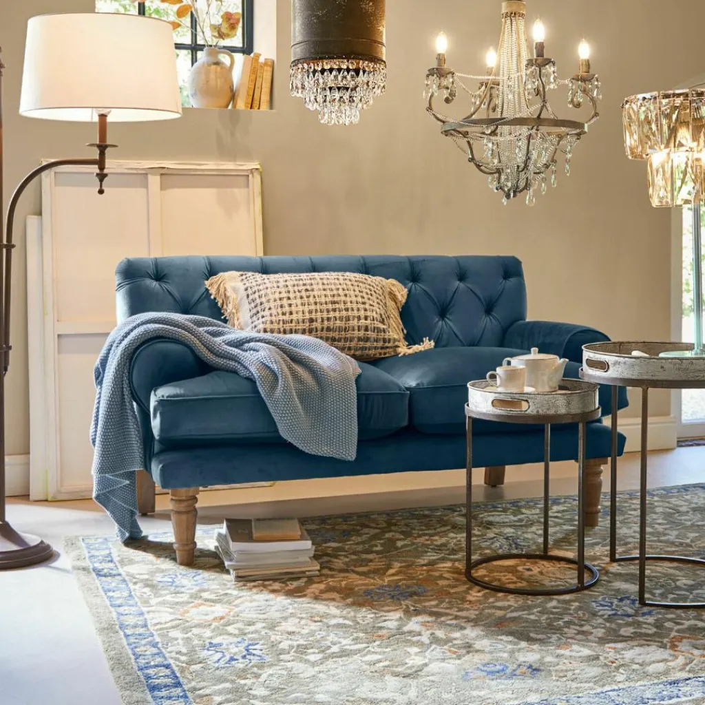 LOBERON Sofa Carme blau Best