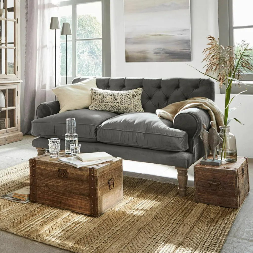 LOBERON Sofa Carme grau Hot