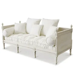 LOBERON Sofa Douville antikweiß New