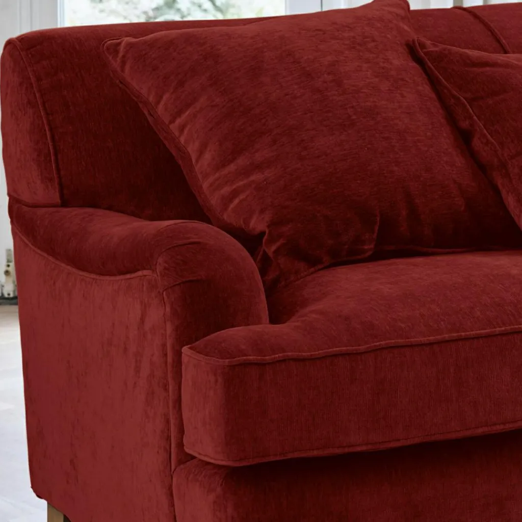 LOBERON Sofa Isa rostrot Hot
