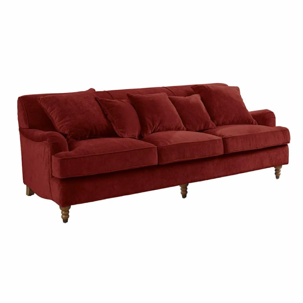 LOBERON Sofa Isa rostrot Hot