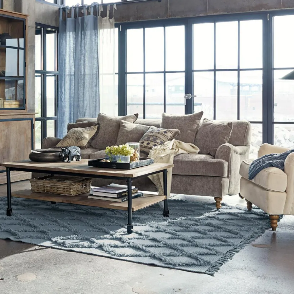 LOBERON Sofa Isa grau New