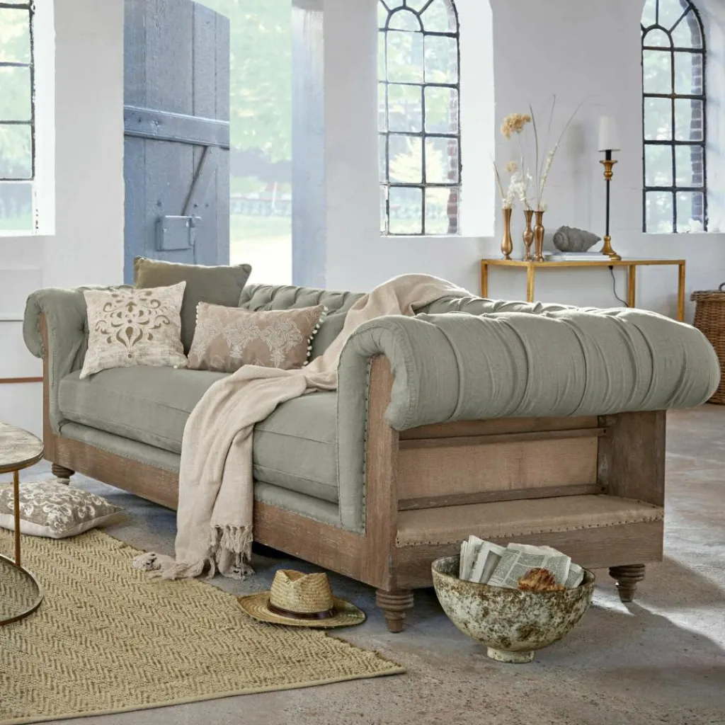 LOBERON Sofa Kanani grau/braun New