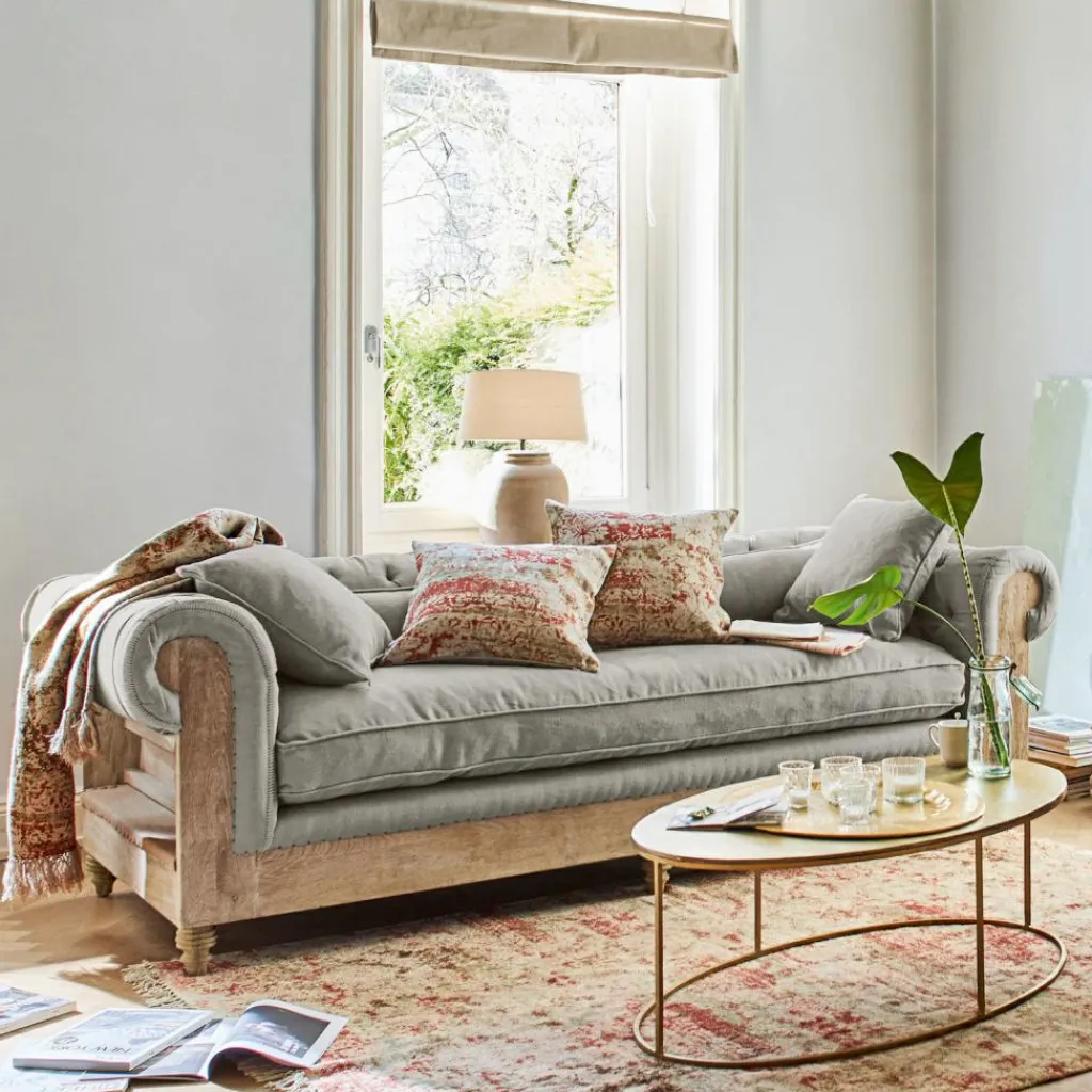 LOBERON Sofa Kanani grau/braun New