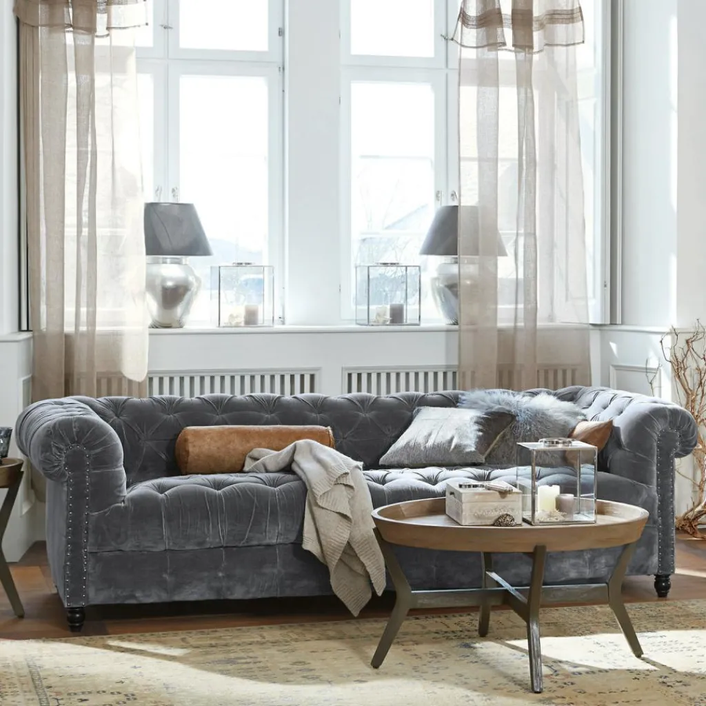 LOBERON Sofa Parpeville grau Clearance