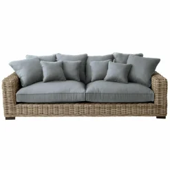 LOBERON Sofa Rimini braun/grau Clearance