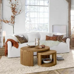 LOBERON Sofa Riveneuve weiß Clearance