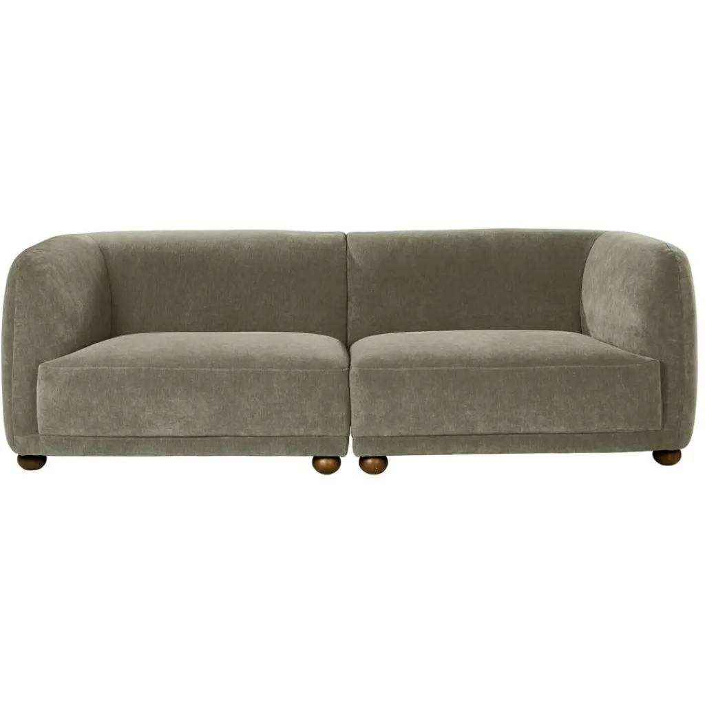 LOBERON Sofa Scintillique olivgrün Clearance