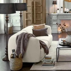LOBERON Sofa Scintillique creme Sale