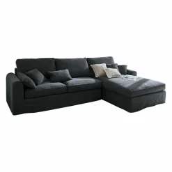 LOBERON Sofa Seaford dunkelgrau Outlet