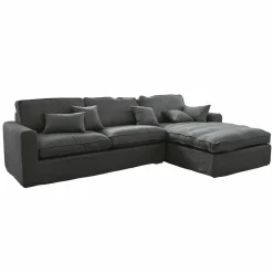 LOBERON Sofa Seaford dunkelgrau Outlet
