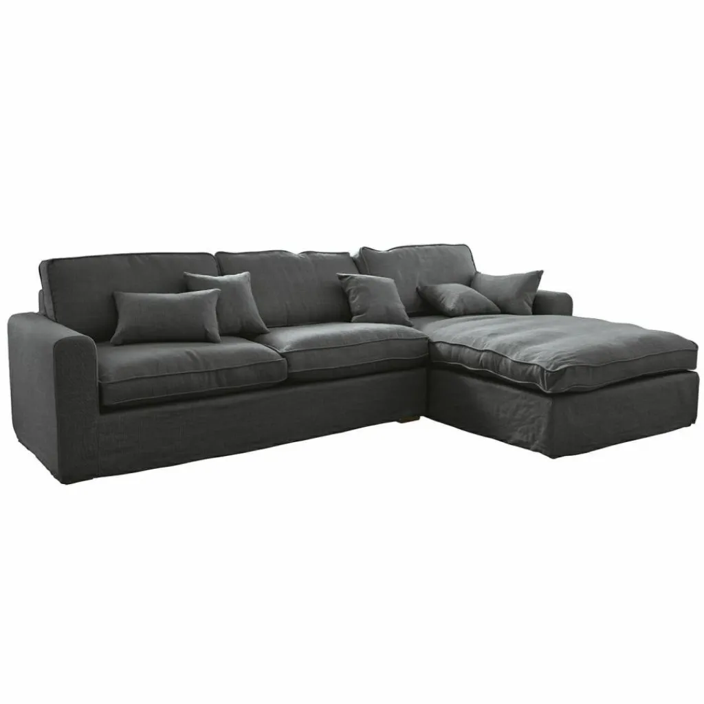 LOBERON Sofa Seaford dunkelgrau Outlet