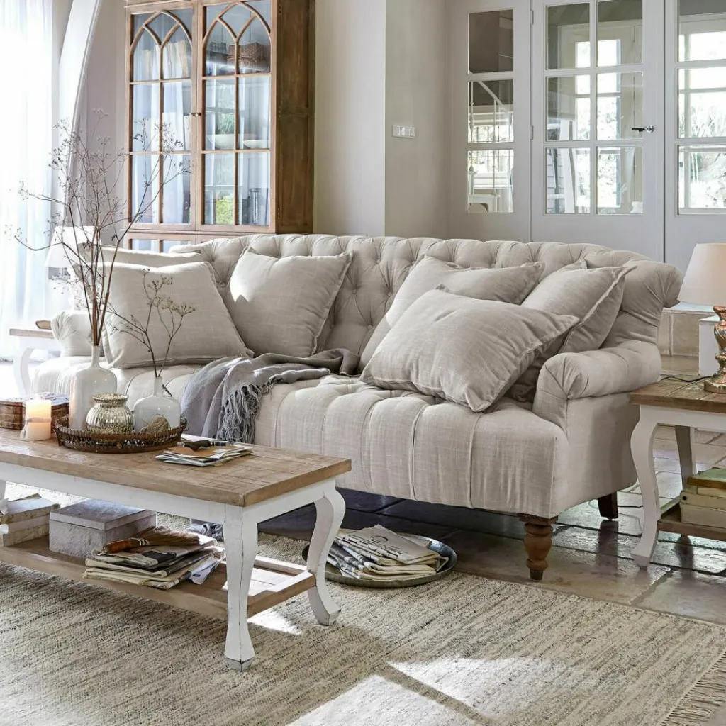 LOBERON Sofa Springfield Village leinen Clearance