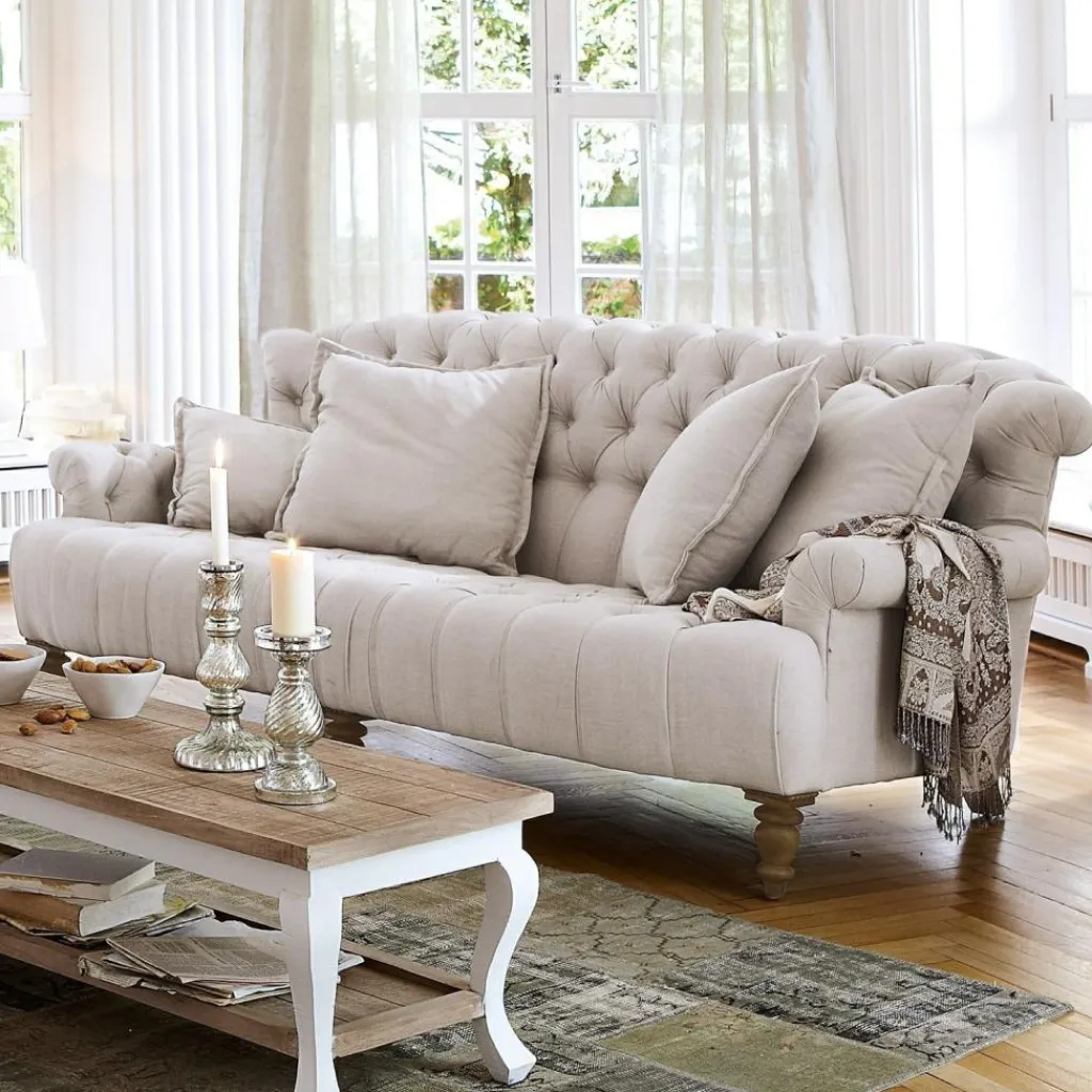 LOBERON Sofa Springfield Village leinen Clearance