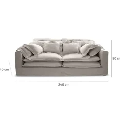 LOBERON Sofa Terell leinen Online