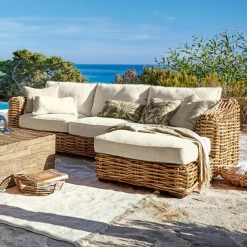 LOBERON Sofa Villedieu creme/braun Best