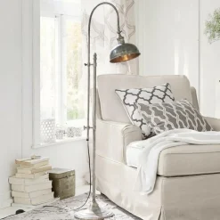 LOBERON Stehlampe Conway antiksilber Hot