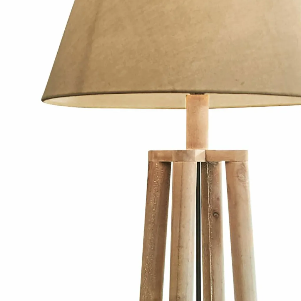 LOBERON Stehlampe Edgewood braun/leinen Online