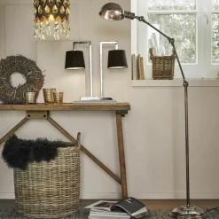 LOBERON Stehlampe Tulsa antiksilber