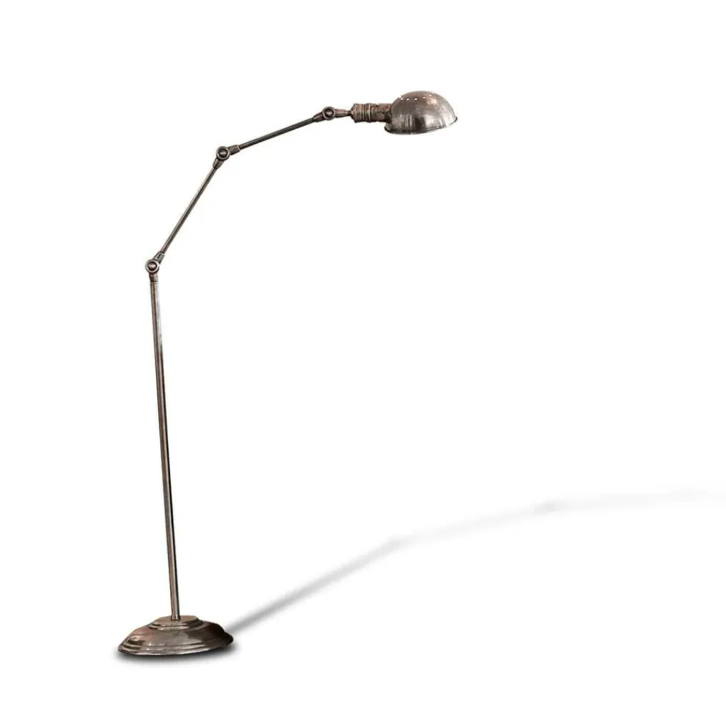 LOBERON Stehlampe Tulsa antiksilber