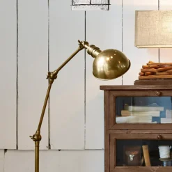 LOBERON Stehlampe Tulsa messing Best