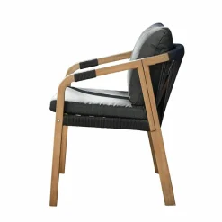 LOBERON Stuhl 2er Set FSC®-100% Kennedy braun/schwarz New
