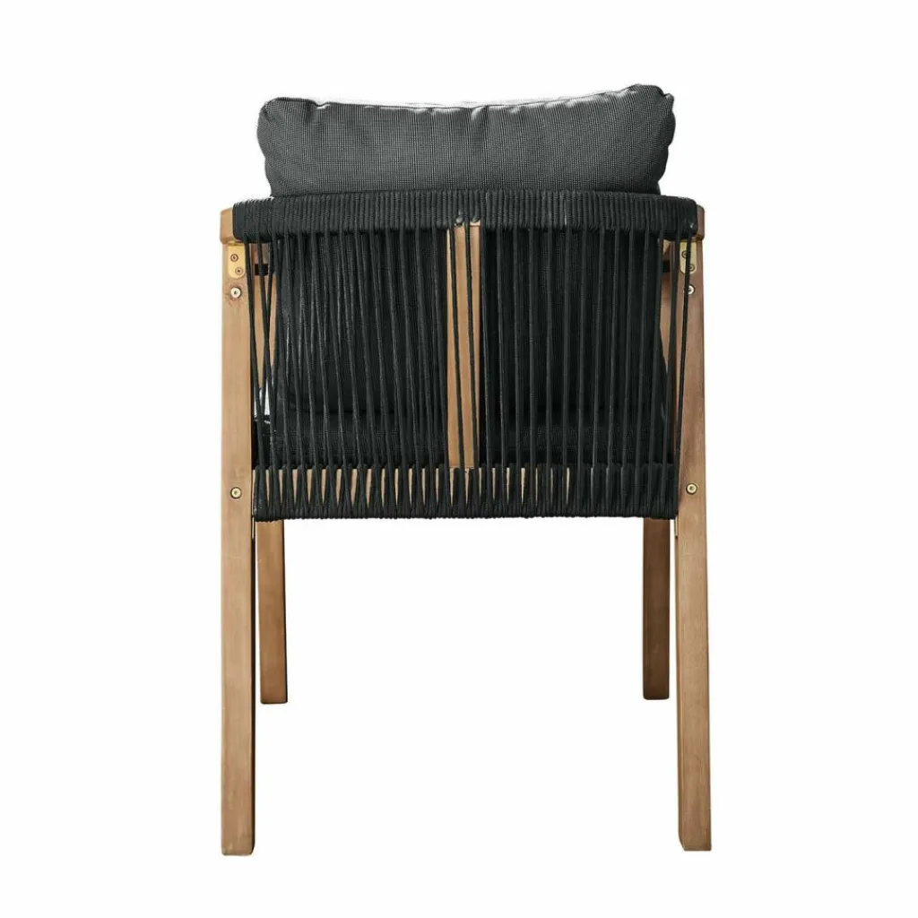 LOBERON Stuhl 2er Set FSC®-100% Kennedy braun/schwarz New