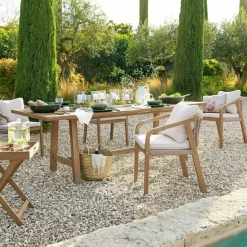 LOBERON Stuhl 2er Set FSC®-100% Kennedy braun/creme Discount